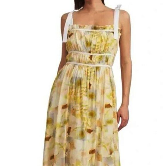 EN SAISON Torrey Midi Sundress in Yellow Combo - Picture 5 of 14